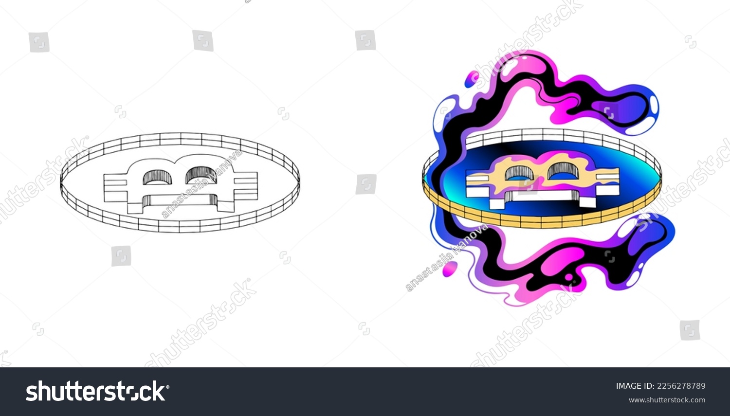 B